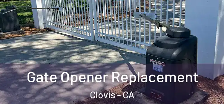 Gate Opener Replacement Clovis - CA